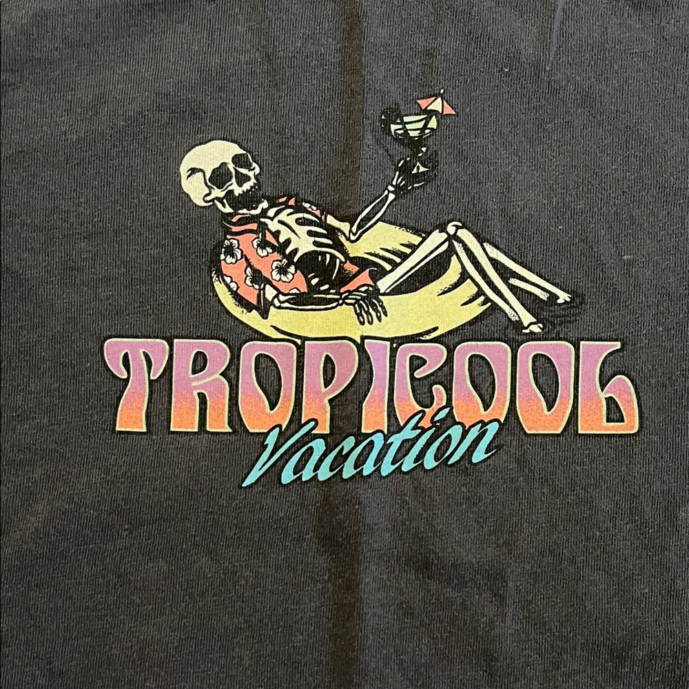 Ghanda Kids Vintage wash Tropicool Tee - Picture 3 of 4